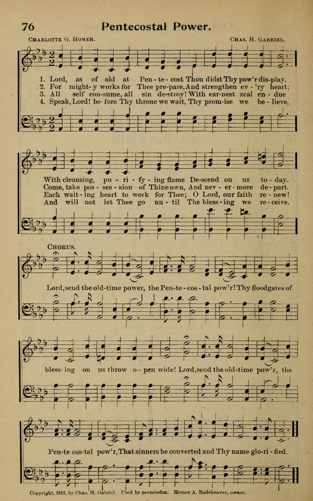 Victorious Life Hymns page 74