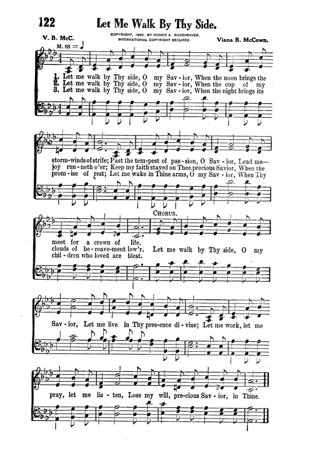 Victory Songs: For the Church, Sunday School and Evangelistic Services. page 124