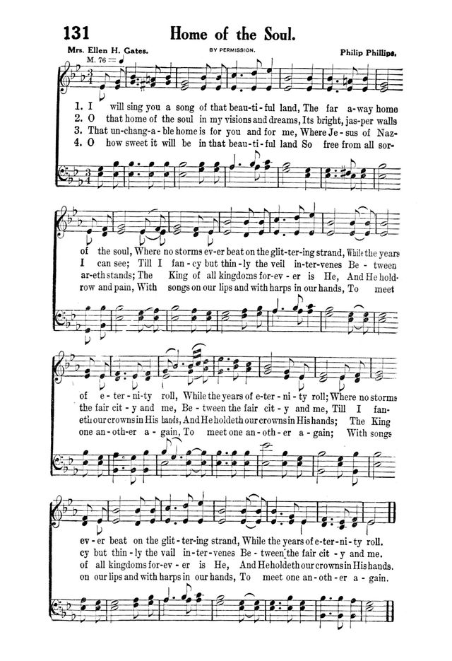 Victory Songs: For the Church, Sunday School and Evangelistic Services. page 133