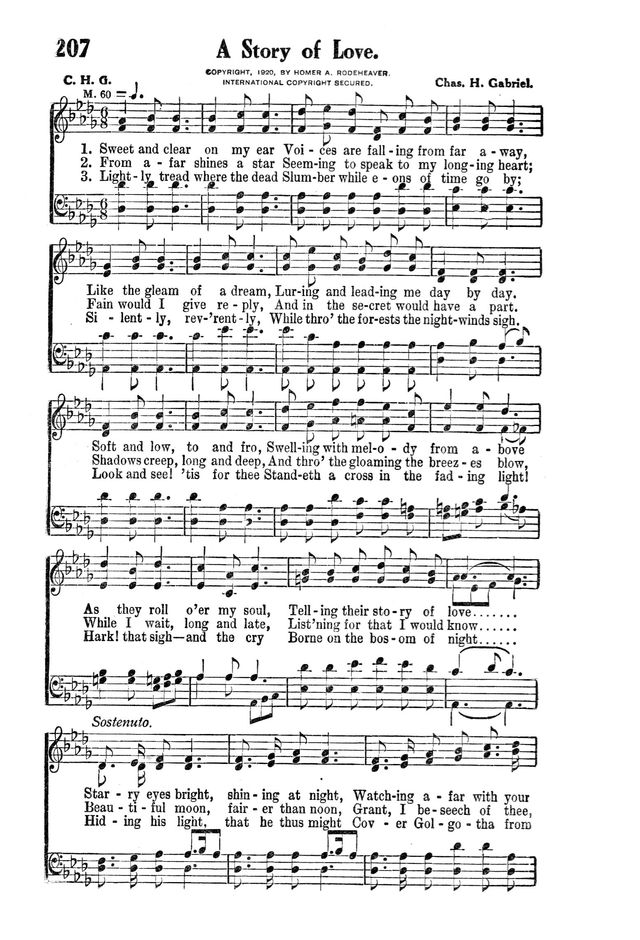 Victory Songs: For the Church, Sunday School and Evangelistic Services. page 214