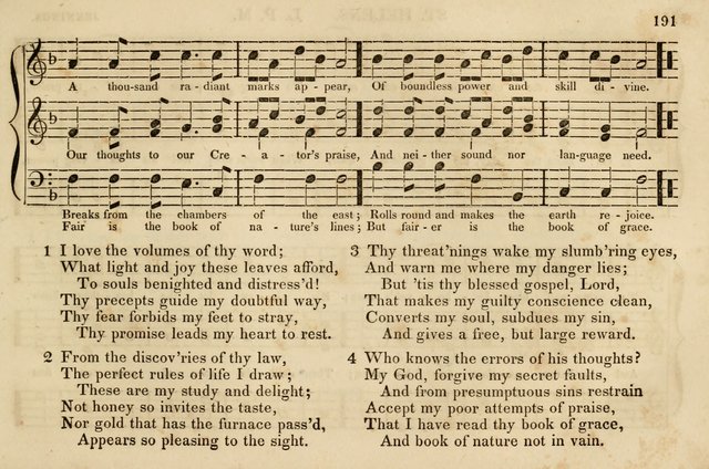 The Vestry Singing Book: being a selection of the most popular and approved tunes and hymns now extant, designed for social and religious meetings, family devotion, singing schools, etc. page 193