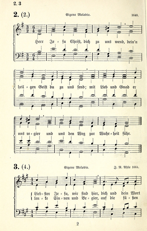 Vierstimmige Melodien für das Gesangbuch: zum gottesdienstlichen und häuslichen Gebrauch in Evangelischen Mennoniten-Gemeinden page 2