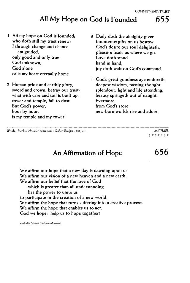 Voices United: The Hymn and Worship Book of The United Church of Canada page 666