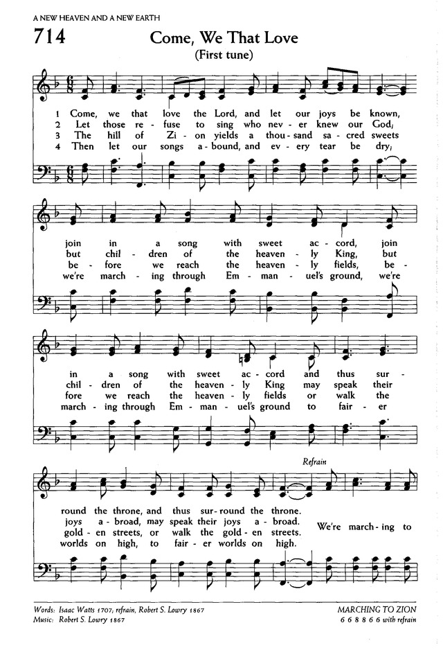 Voices United: The Hymn and Worship Book of The United Church of Canada page 727