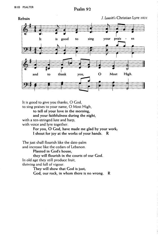Voices United: The Hymn and Worship Book of The United Church of Canada page 823