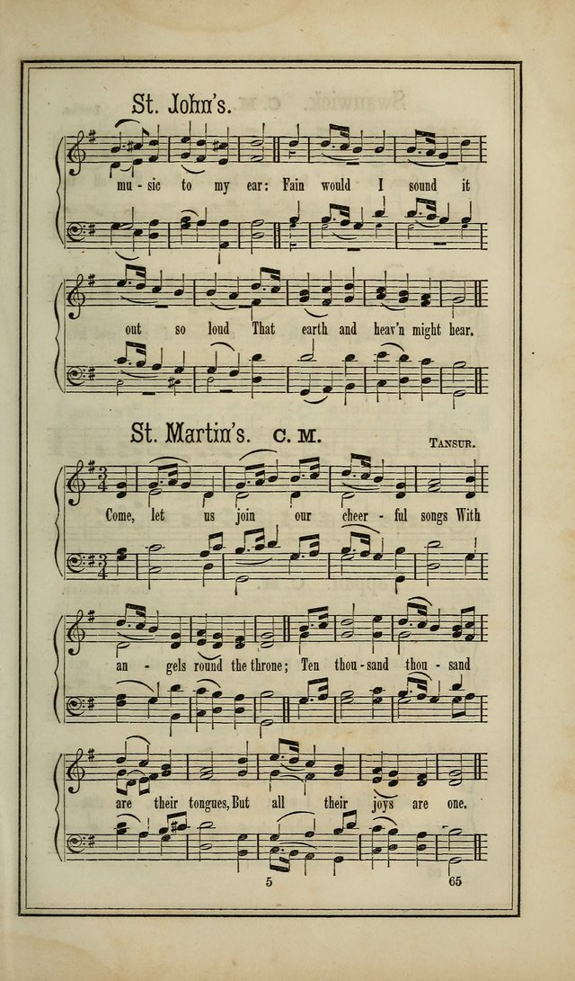 The Voice of melody: a choice collection of hymn tunes for choirs, prayer-meetings, congregations, and family use page 65