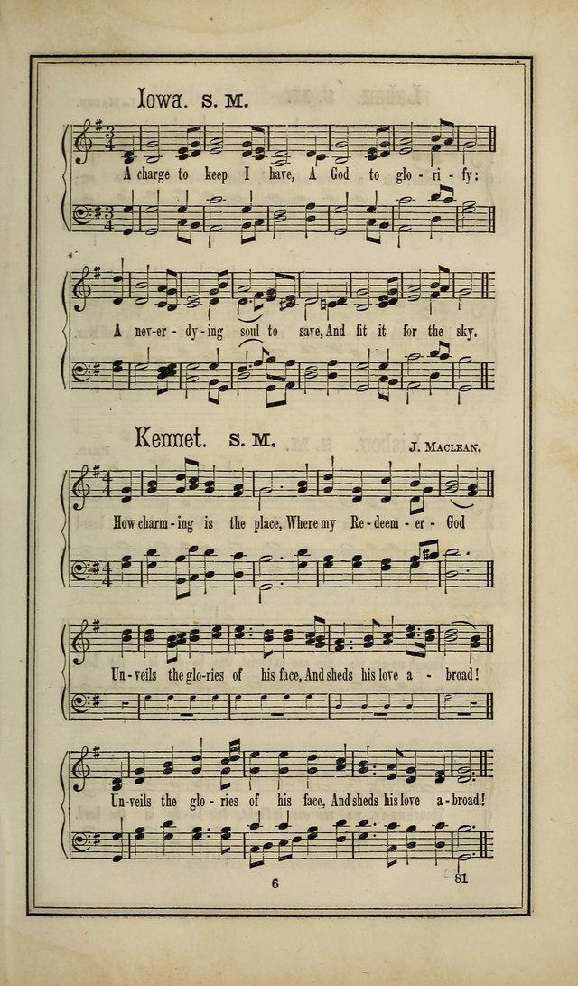 The Voice of melody: a choice collection of hymn tunes for choirs, prayer-meetings, congregations, and family use page 81