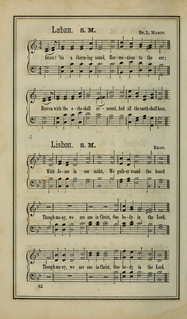 The Voice of melody: a choice collection of hymn tunes for choirs, prayer-meetings, congregations, and family use page 82