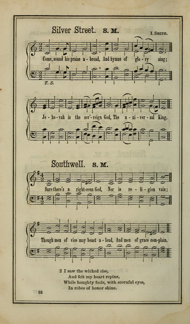 The Voice of melody: a choice collection of hymn tunes for choirs, prayer-meetings, congregations, and family use page 88