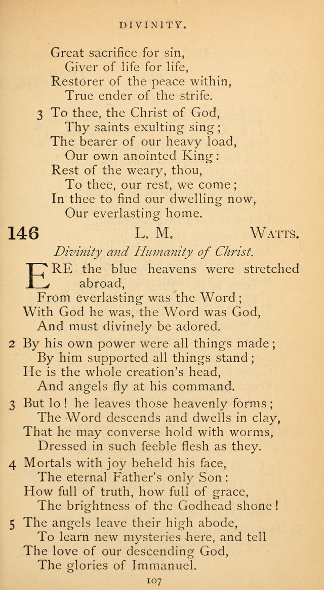 The Voice of Praise: a collection of hymns for the use of the Methodist Church page 107