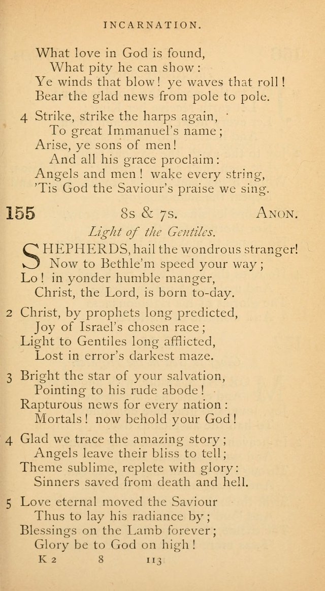 The Voice of Praise: a collection of hymns for the use of the Methodist Church page 113