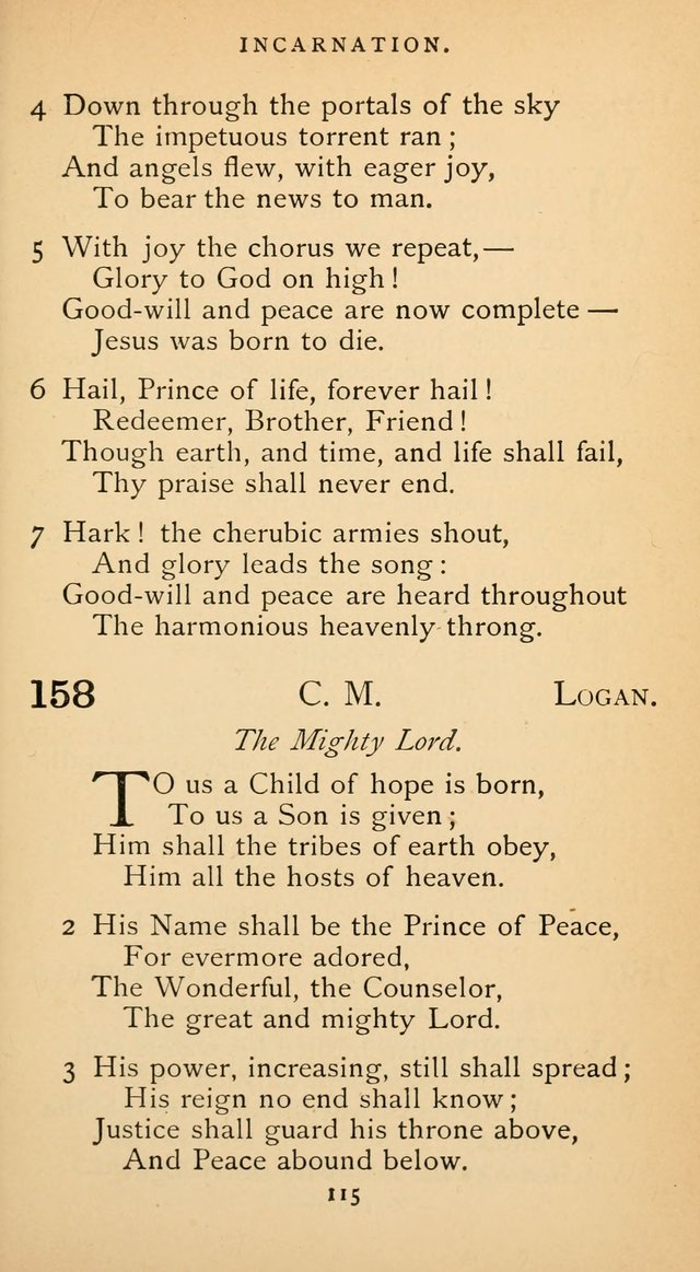 The Voice of Praise: a collection of hymns for the use of the Methodist Church page 115