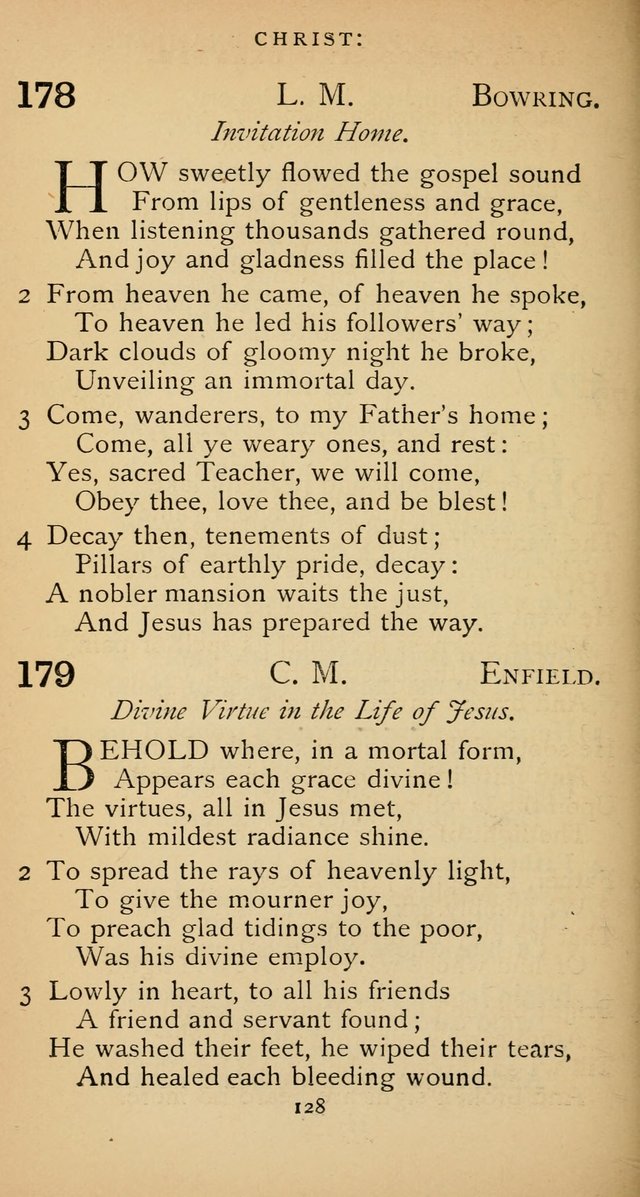 The Voice of Praise: a collection of hymns for the use of the Methodist Church page 128