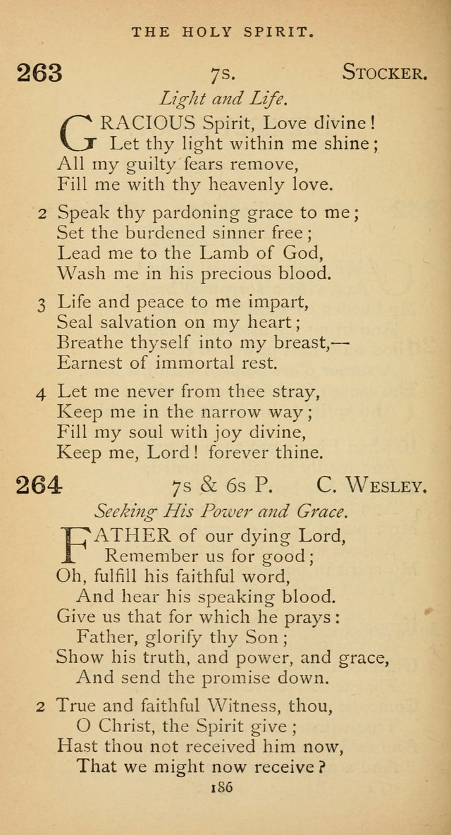 The Voice of Praise: a collection of hymns for the use of the Methodist Church page 186