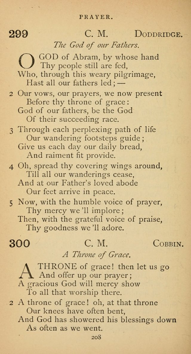 The Voice of Praise: a collection of hymns for the use of the Methodist Church page 208