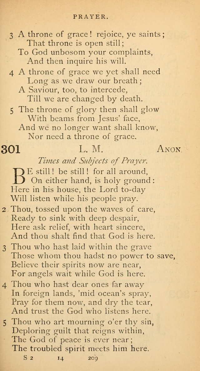 The Voice of Praise: a collection of hymns for the use of the Methodist Church page 209