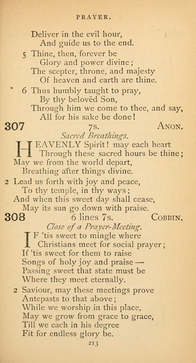 The Voice of Praise: a collection of hymns for the use of the Methodist Church page 213