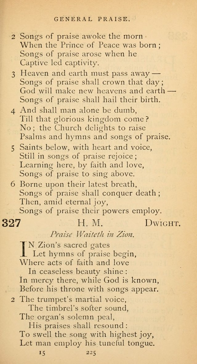 The Voice of Praise: a collection of hymns for the use of the Methodist Church page 225