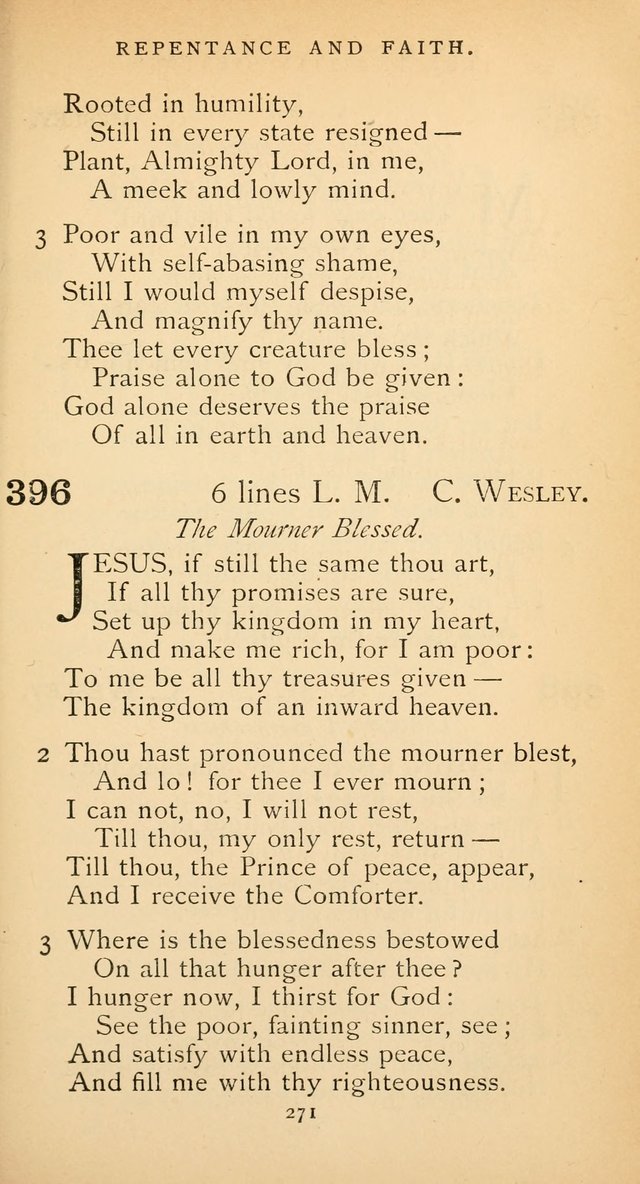 The Voice of Praise: a collection of hymns for the use of the Methodist Church page 271