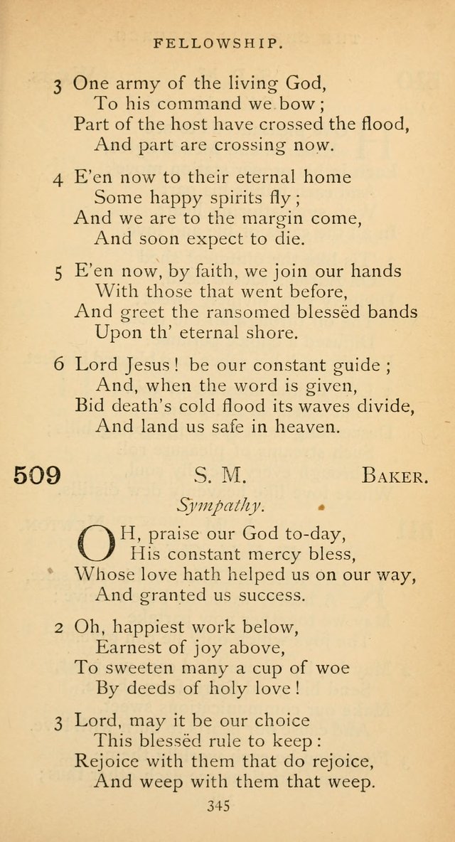 The Voice of Praise: a collection of hymns for the use of the Methodist Church page 345