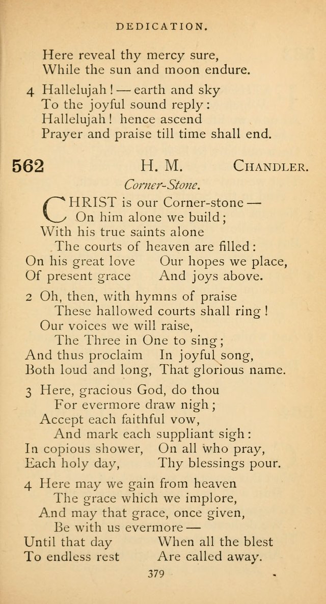 The Voice of Praise: a collection of hymns for the use of the Methodist Church page 379