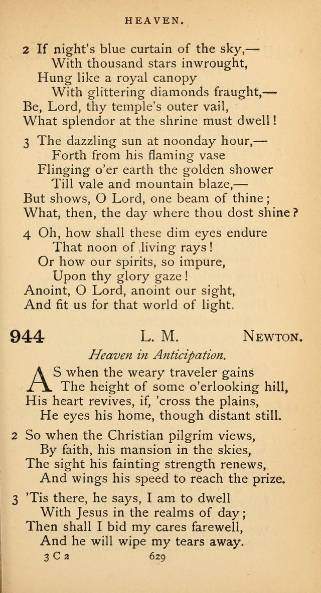 The Voice of Praise: a collection of hymns for the use of the Methodist Church page 629