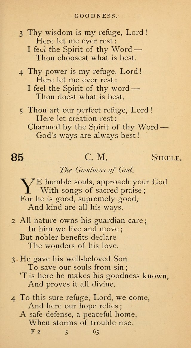 The Voice of Praise: a collection of hymns for the use of the Methodist Church page 65