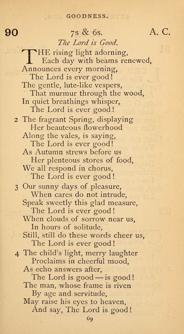 The Voice of Praise: a collection of hymns for the use of the Methodist Church page 69