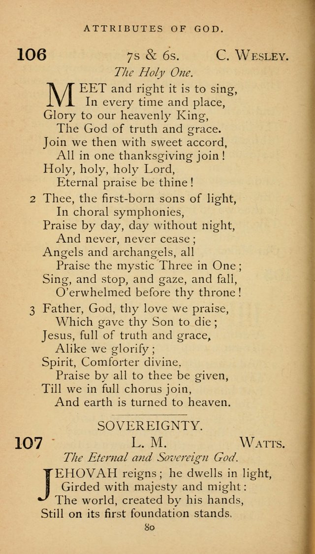 The Voice of Praise: a collection of hymns for the use of the Methodist Church page 80