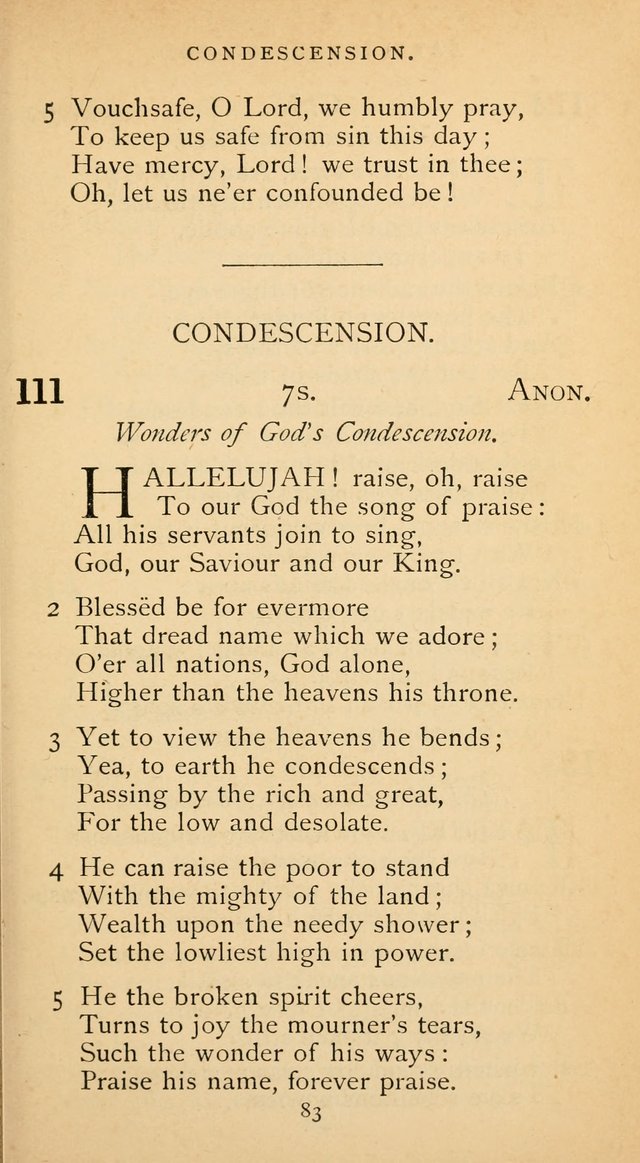The Voice of Praise: a collection of hymns for the use of the Methodist Church page 83