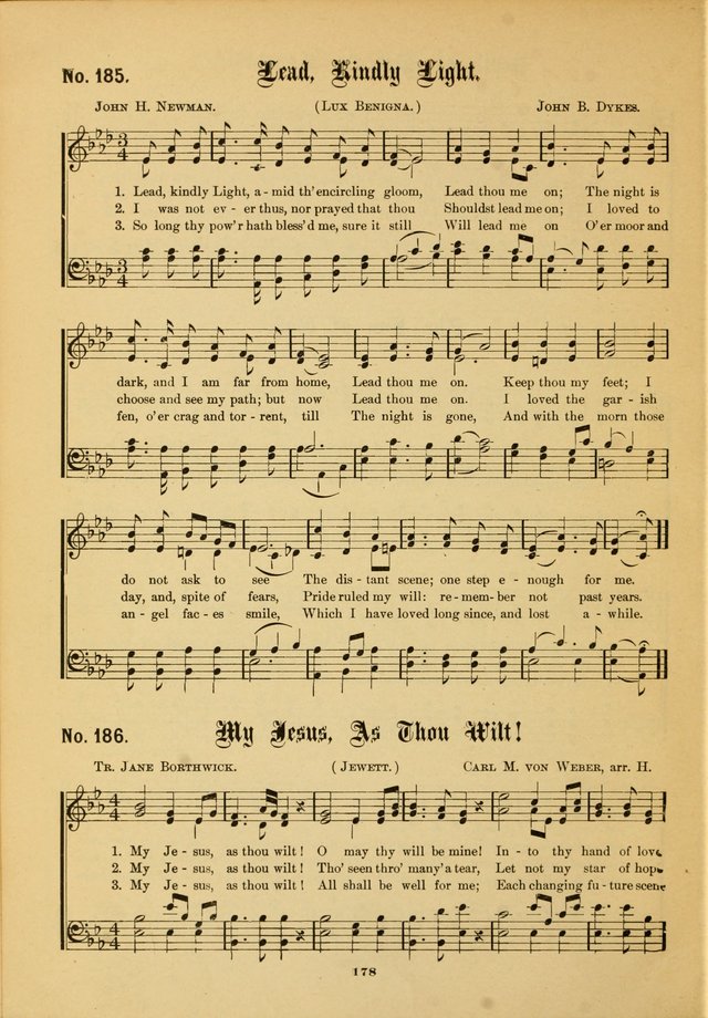 The Voice of Praise: a compilation of the very best sacred songs for use in Sunday Schools and praise services page 178