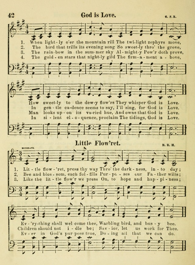 The Welcome: a book of hymns, songs and lessons for the children of the New Church (3rd ed.) page 42