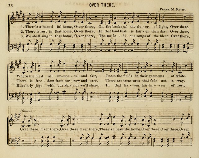 The Welcome: a collection of songs, hymns, chants, anthems and choruses,for the Sabbath school and home sircle page 78