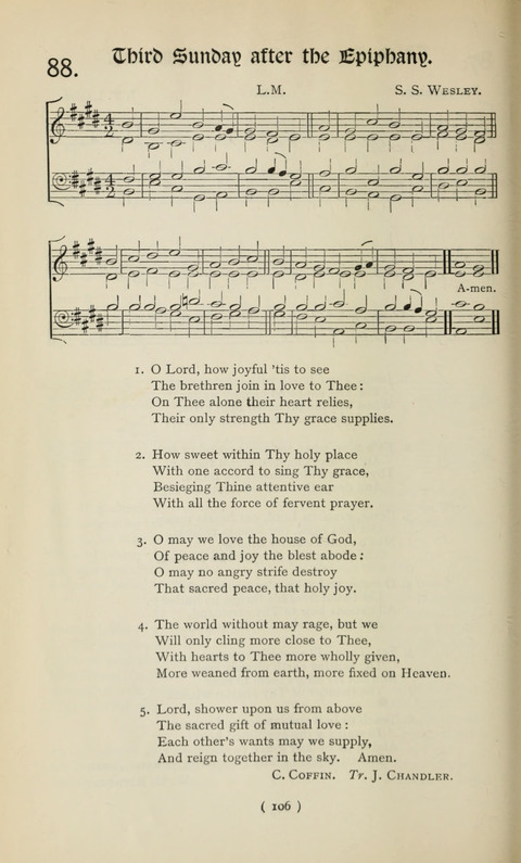 The Westminster Abbey Hymn-Book: compiled under the authority of the dean of Westminster page 106