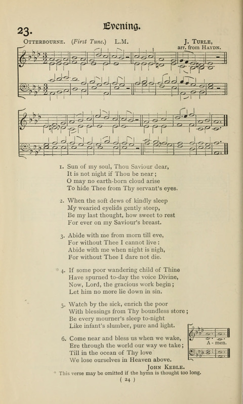 The Westminster Abbey Hymn-Book: compiled under the authority of the dean of Westminster page 24