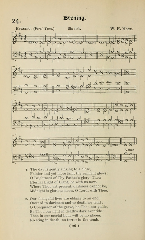 The Westminster Abbey Hymn-Book: compiled under the authority of the dean of Westminster page 26