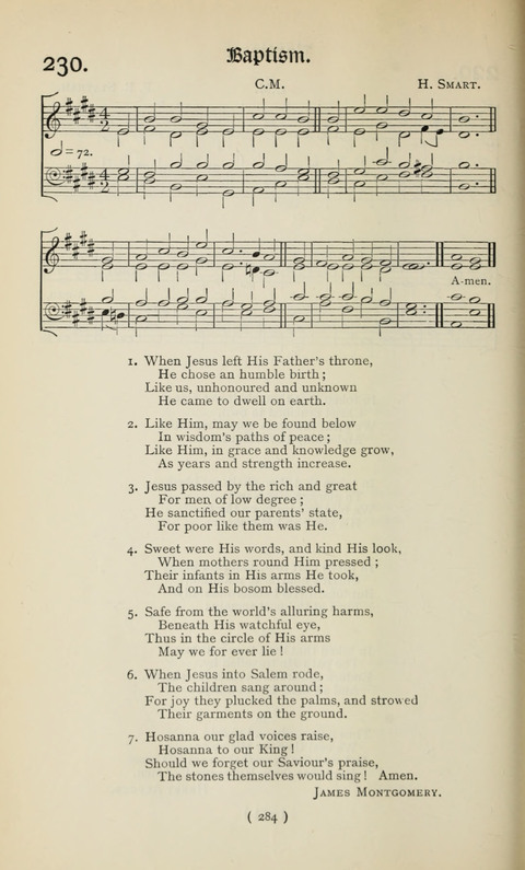 The Westminster Abbey Hymn-Book: compiled under the authority of the dean of Westminster page 284