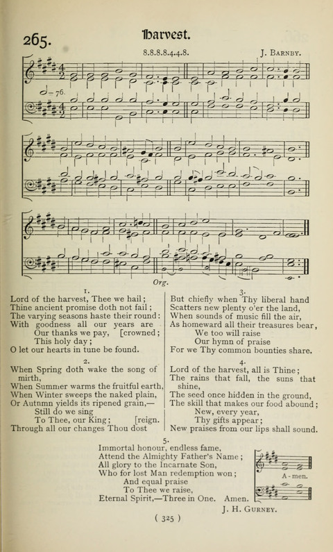 The Westminster Abbey Hymn-Book: compiled under the authority of the dean of Westminster page 325