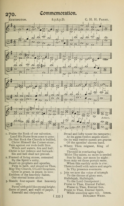The Westminster Abbey Hymn-Book: compiled under the authority of the dean of Westminster page 333
