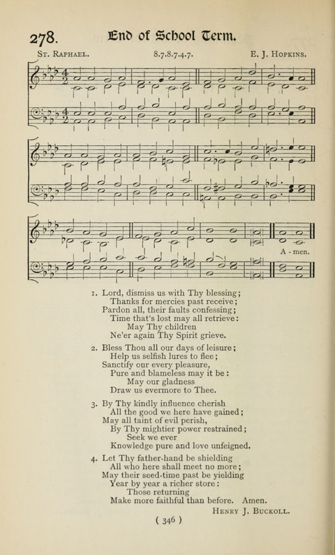 The Westminster Abbey Hymn-Book: compiled under the authority of the dean of Westminster page 346