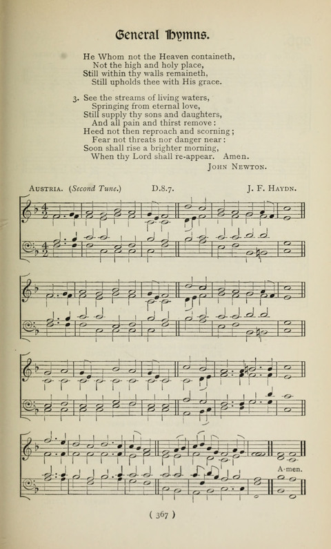 The Westminster Abbey Hymn-Book: compiled under the authority of the dean of Westminster page 367