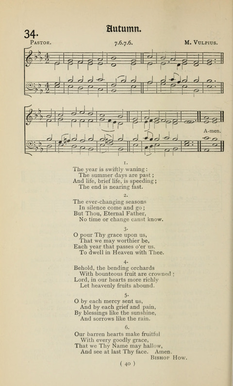 The Westminster Abbey Hymn-Book: compiled under the authority of the dean of Westminster page 40