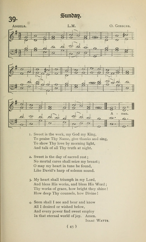The Westminster Abbey Hymn-Book: compiled under the authority of the dean of Westminster page 45