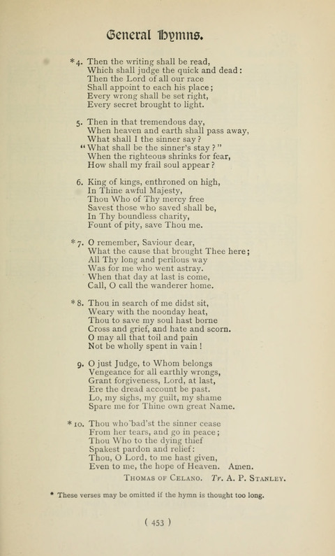 The Westminster Abbey Hymn-Book: compiled under the authority of the dean of Westminster page 453