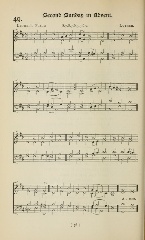 The Westminster Abbey Hymn-Book: compiled under the authority of the dean of Westminster page 56