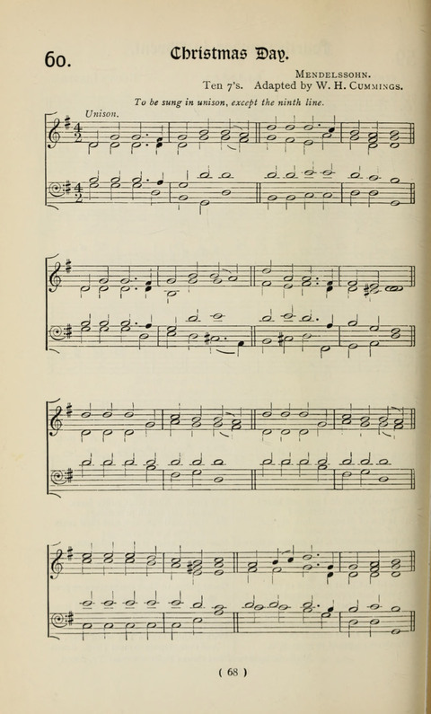 The Westminster Abbey Hymn-Book: compiled under the authority of the dean of Westminster page 68
