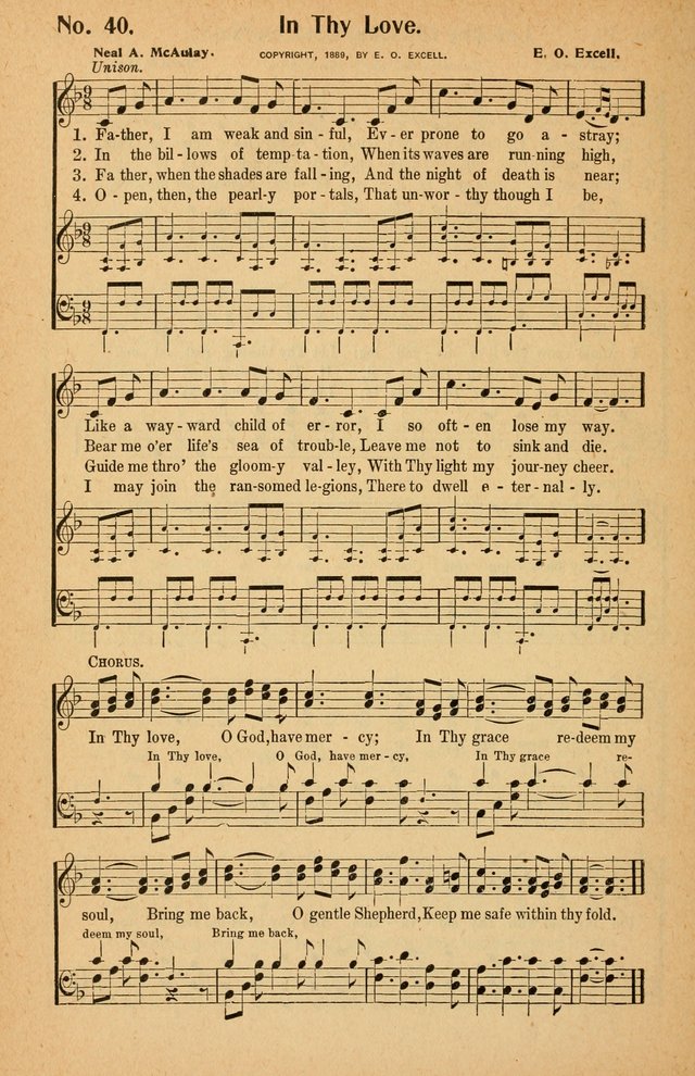 Winona Hymns: with Supplement page 41