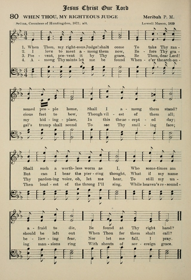 The Westminster Hymnal for congregational and social use and for the Sunday School page 85