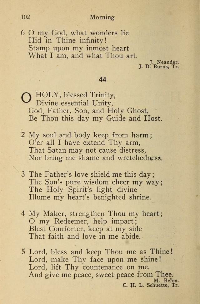 Wartburg Hymnal: for church, school and home page 102