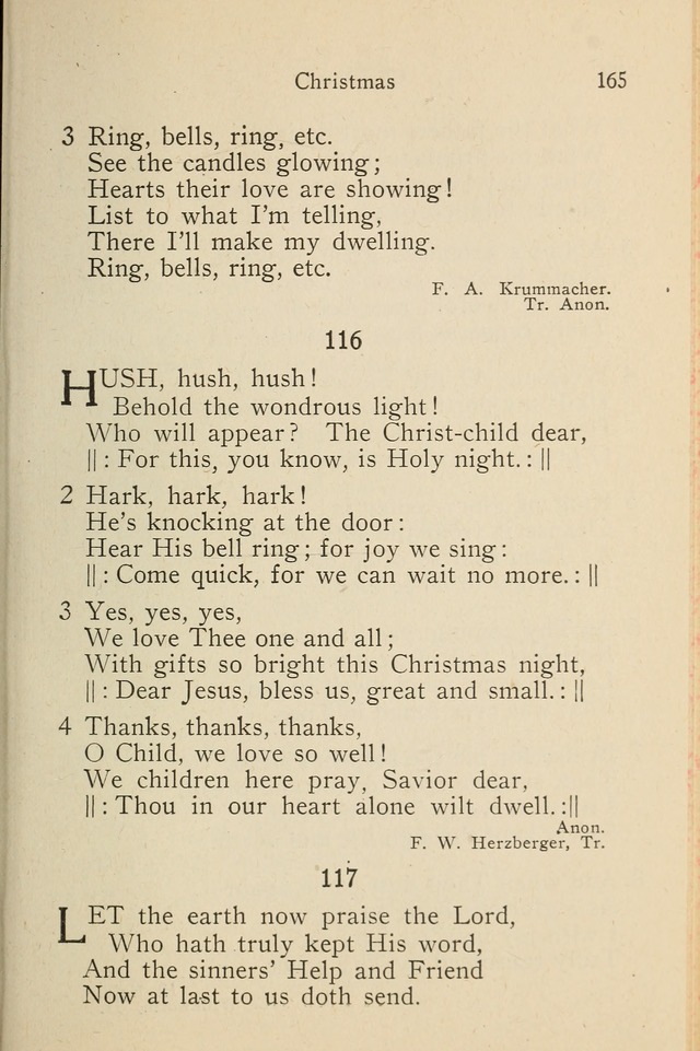 Wartburg Hymnal: for church, school and home page 165